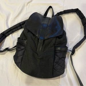 Comptoir des Cotonniers Black Multi-fabric Backpack